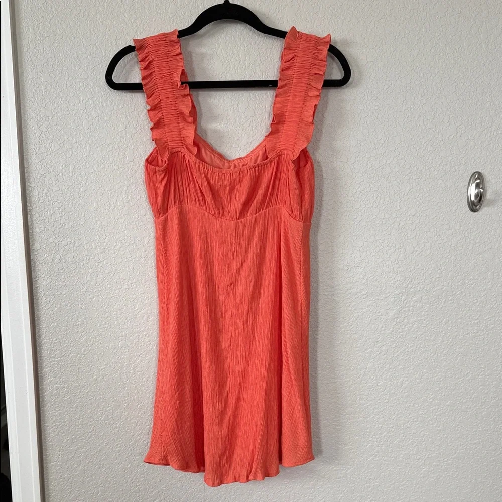 Altar'd State Coral Midi Dress medium - Picture 2 of 5